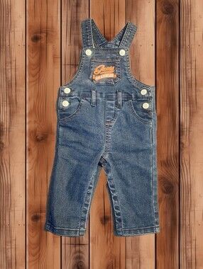 ​Vintage GUESS Los Angeles Baby Denim Overalls 3/6M 👶🏼🧵
